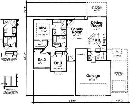 Main Floor for House Plan #402-01538