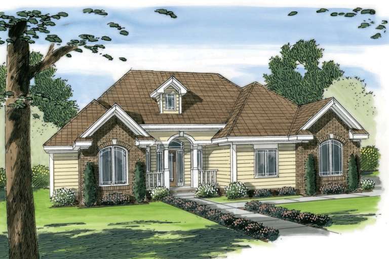 House Plan House Plan #19369 Front Elevation 