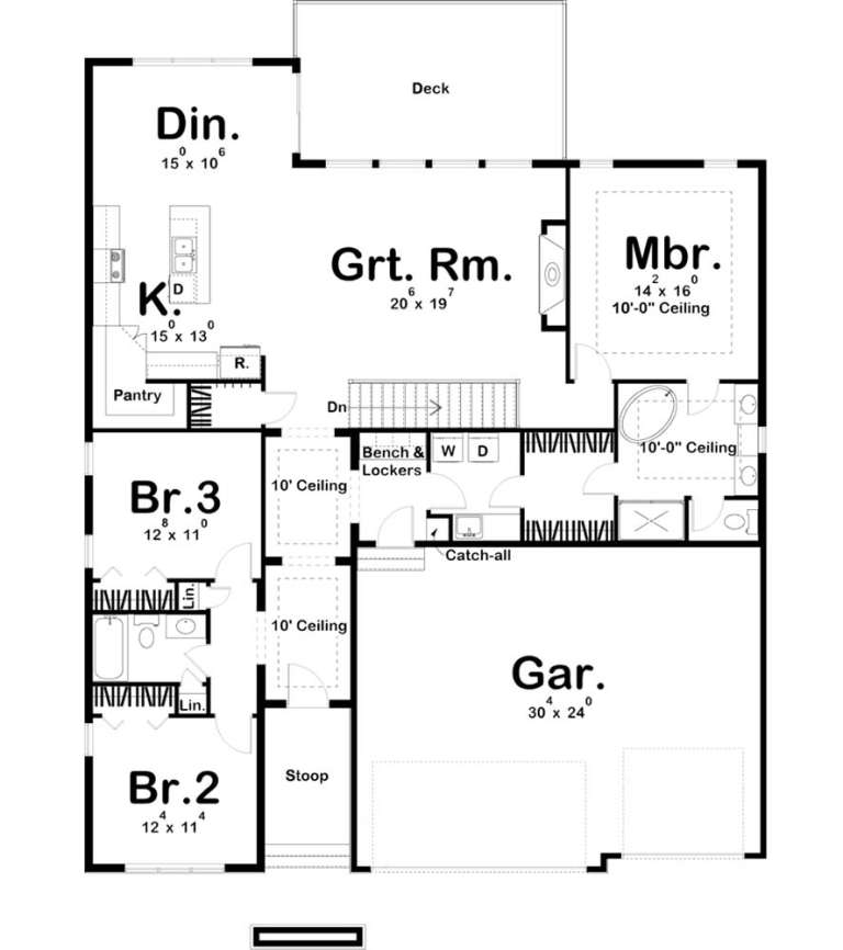 House Plan House Plan #19370 Drawing 1