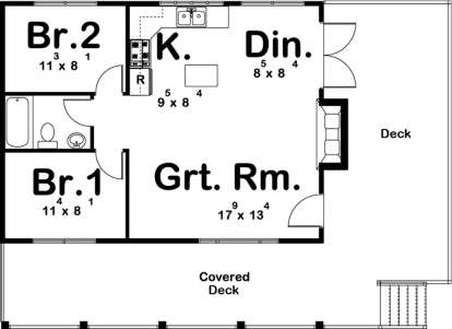 Main Floor for House Plan #963-00197