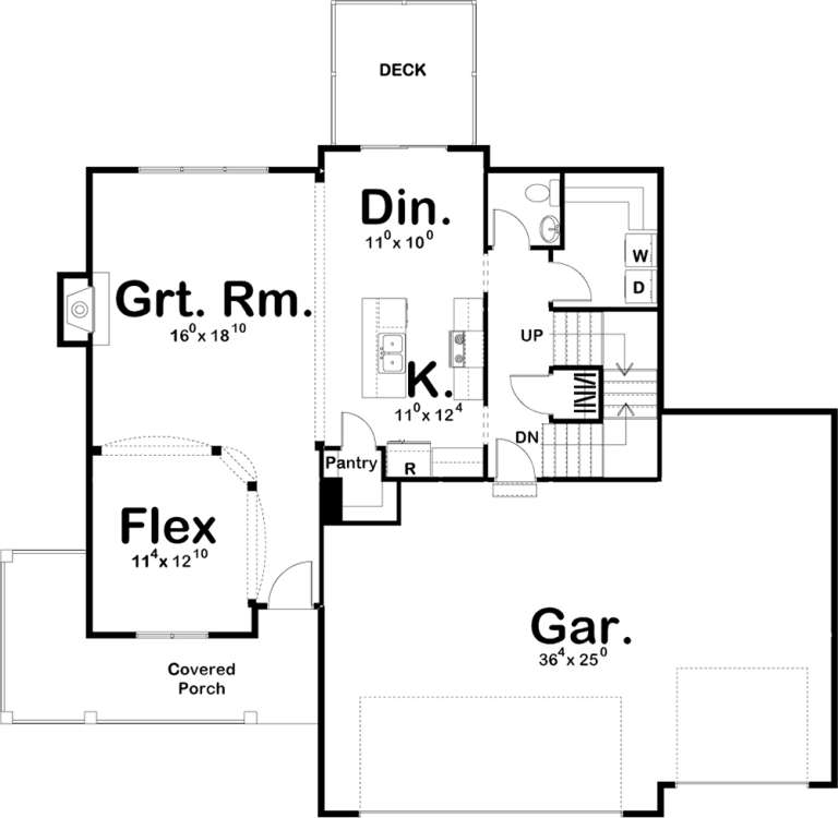 House Plan House Plan #19413 Drawing 1