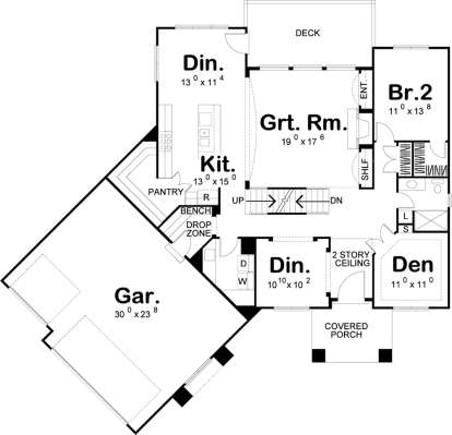 Main Floor for House Plan #963-00233