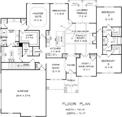 Main Floor for House Plan #6082-00132