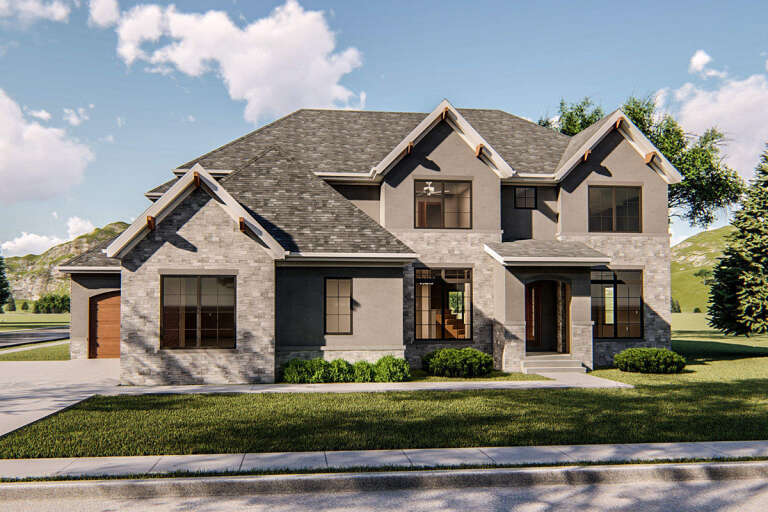 House Plan House Plan #19445 Front Elevation 