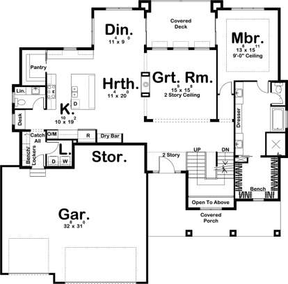 Main Floor for House Plan #963-00264