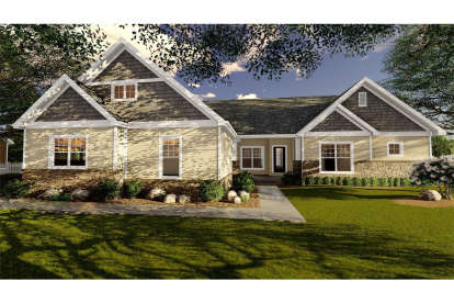 Ranch House Plan #963-00285 Elevation Photo