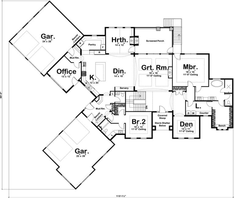 House Plan House Plan #19485 Drawing 1