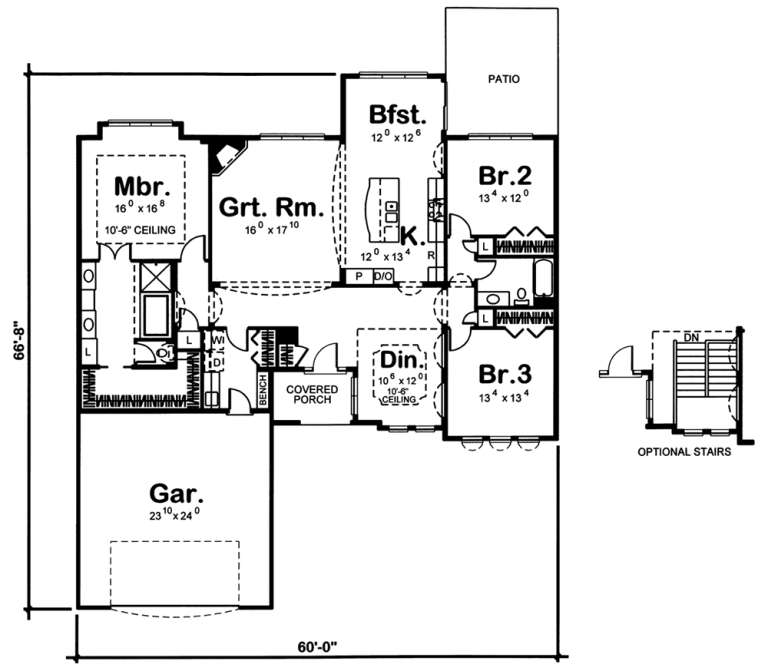 House Plan House Plan #19487 Drawing 1