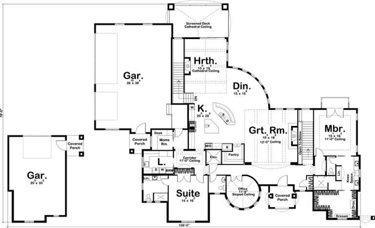 House Plan House Plan #19492 Drawing 1