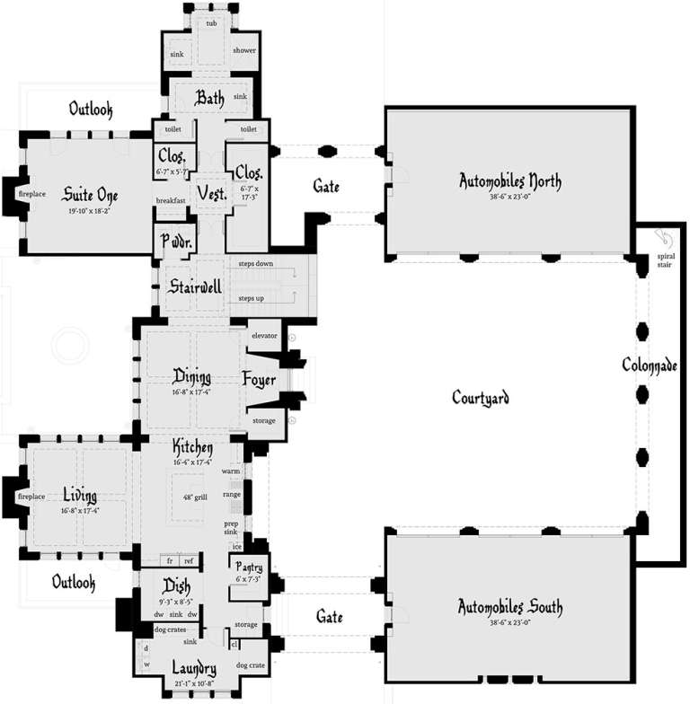 House Plan House Plan #19609 Drawing 1