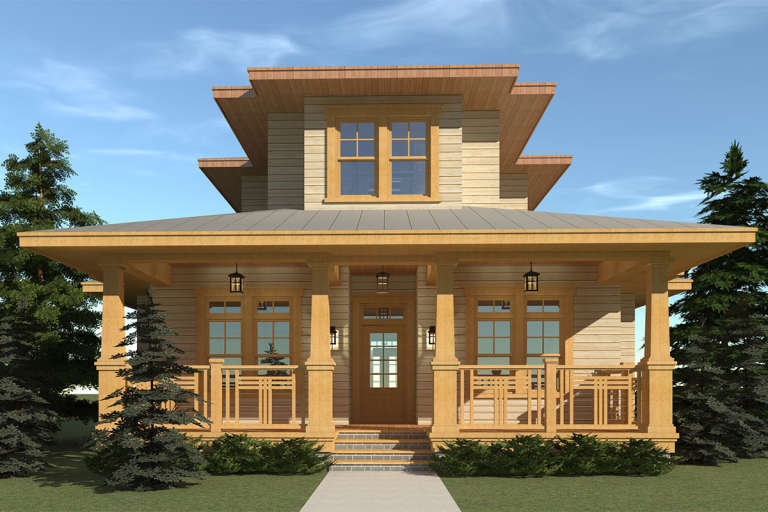 House Plan House Plan #19615 Front Elevation 