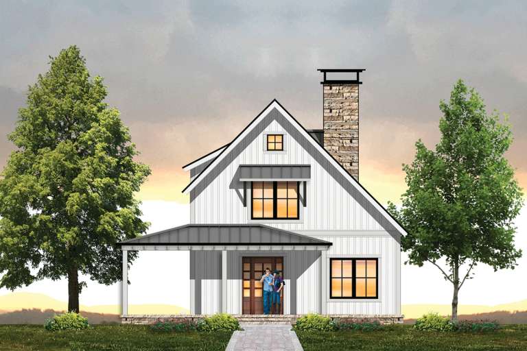 House Plan House Plan #19630 Front Elevation 