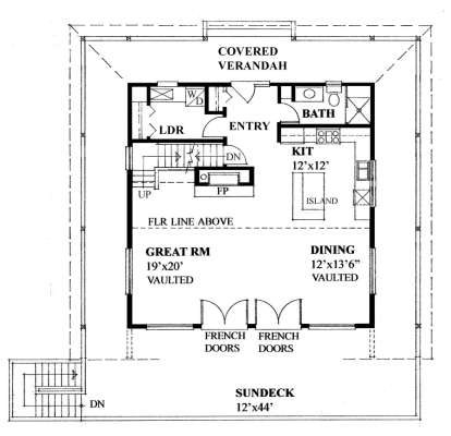 Main Floor  for House Plan #4177-00027