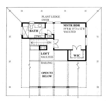 Second Floor for House Plan #4177-00027