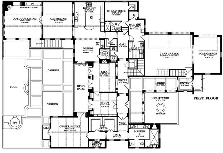 House Plan House Plan #19672 Drawing 1