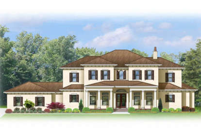Luxury House Plan #3978-00048 Elevation Photo
