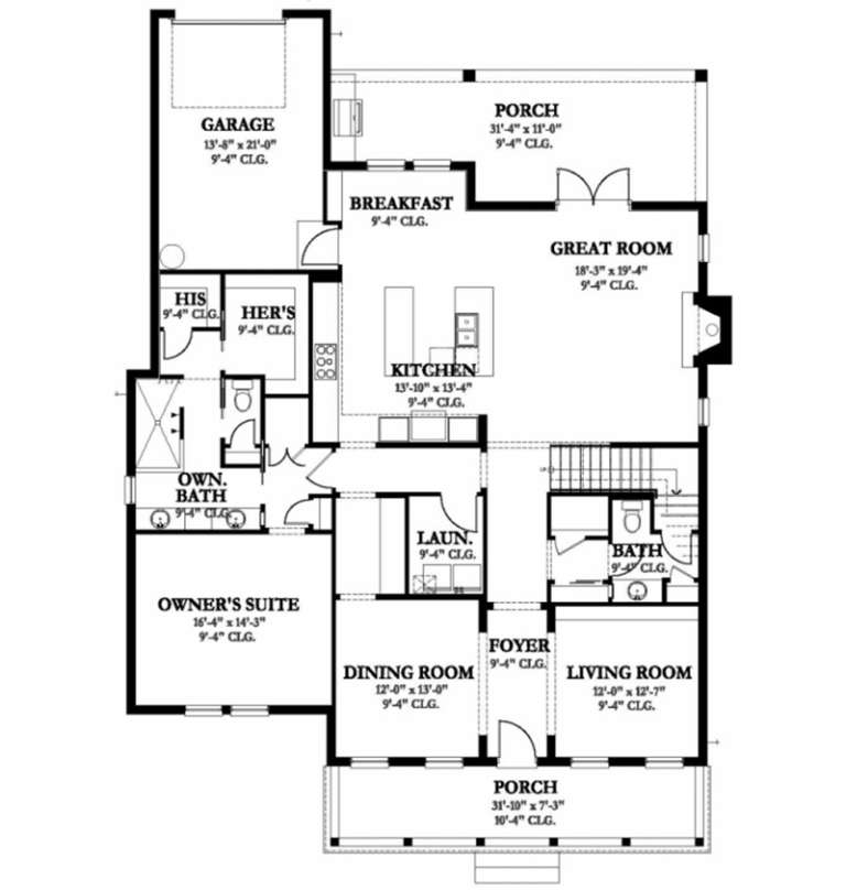 House Plan House Plan #19680 Drawing 1