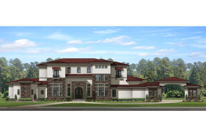 Luxury House Plan #3978-00064 Elevation Photo