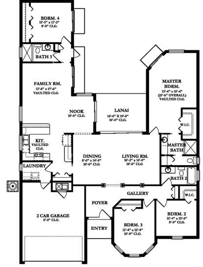 Main Floor  for House Plan #3978-00067