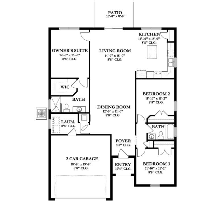 House Plan House Plan #19718 Drawing 1
