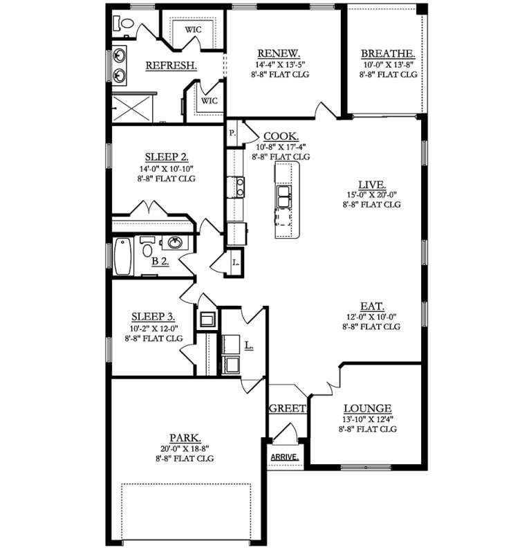 House Plan House Plan #19723 Drawing 1