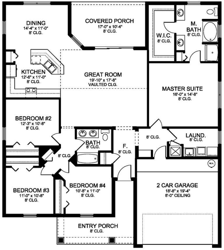 House Plan House Plan #19770 Drawing 1