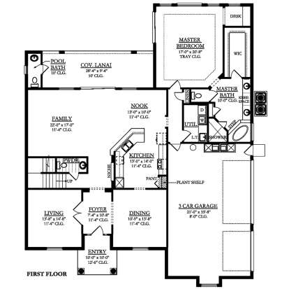 Main Floor  for House Plan #3978-00177