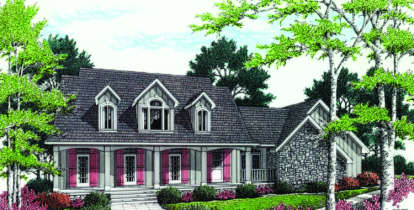 Traditional House Plan #048-00185 Elevation Photo
