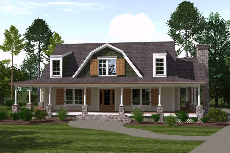 House Plan House Plan #19854 Front Elevation 