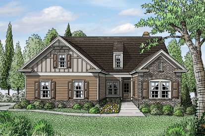 Traditional House Plan #3418-00010 Elevation Photo