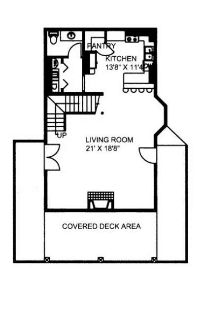 First Floor for House Plan #039-00539