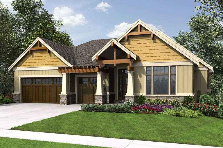 House Plan House Plan #19902 Front Elevation