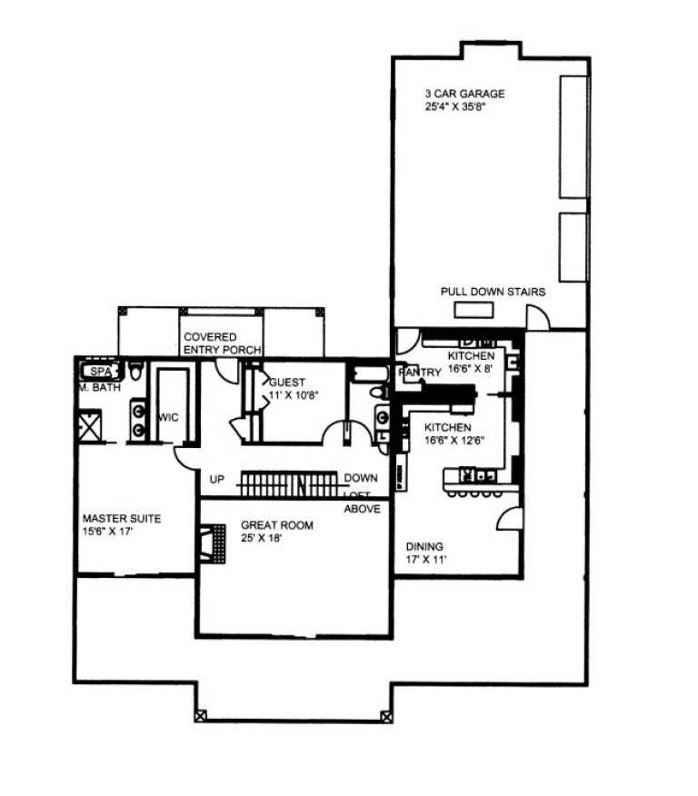 House Plan House Plan #1991 Drawing 2
