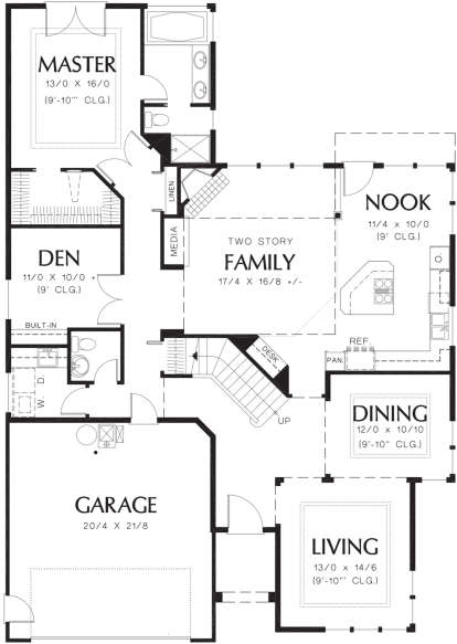 Main Floor  for House Plan #2559-00735