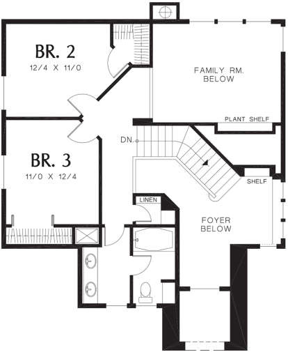 Second Floor for House Plan #2559-00735