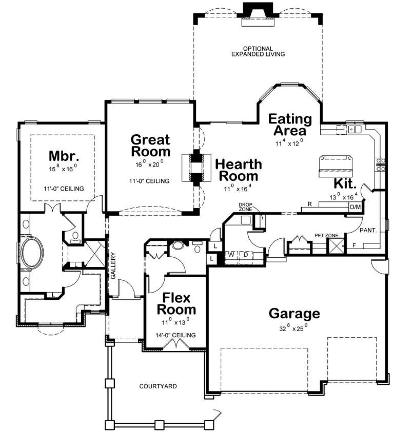House Plan House Plan #19954 Drawing 1