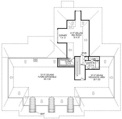 Second Floor for House Plan #940-00106