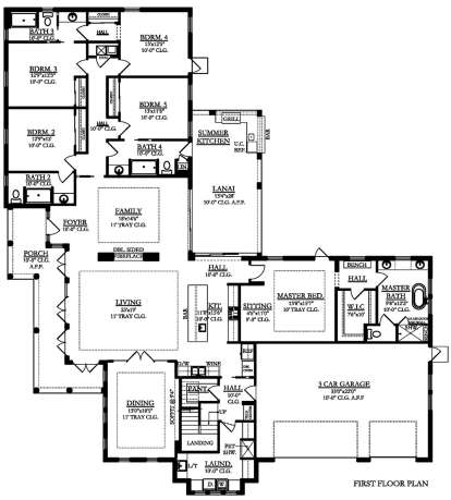 Main Floor for House Plan #3978-00188