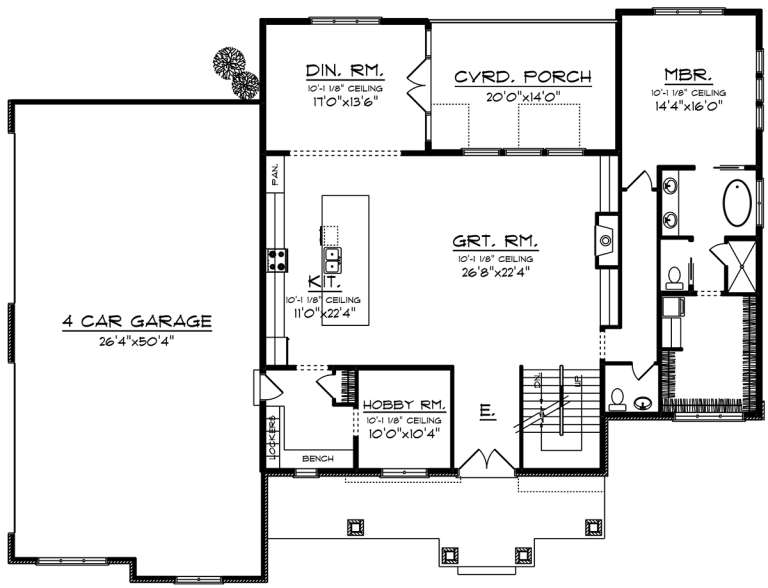 House Plan House Plan #19993 Drawing 1