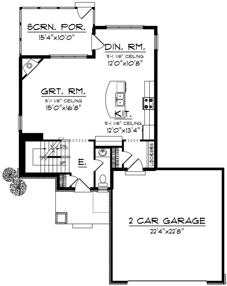 House Plan House Plan #20000 Drawing 1