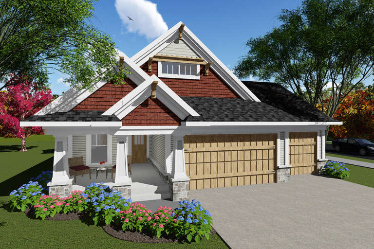 House Plan House Plan #20028 Front Elevation 