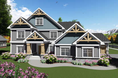 Craftsman House Plan #1020-00078 Elevation Photo