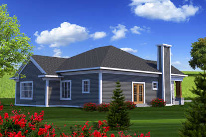Ranch House Plan #1020-00087 Elevation Photo