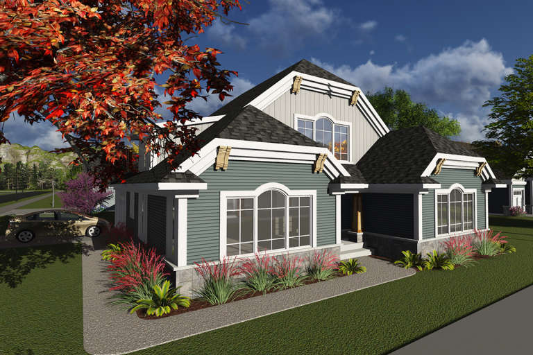 House Plan House Plan #20100 Front Elevation 