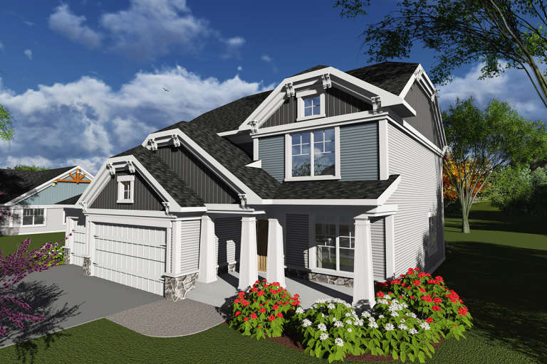 House Plan House Plan #20106 Front Elevation 