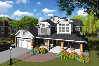 Craftsman House Plan #1020-00134 Elevation Photo
