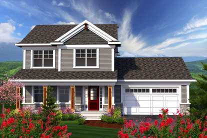 Craftsman House Plan #1020-00136 Elevation Photo