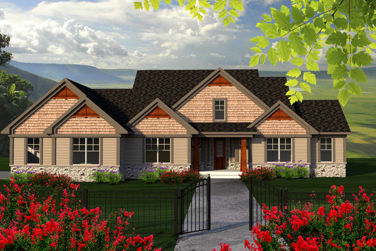 House Plan House Plan #20127 Front Elevation 
