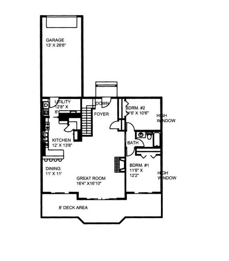 House Plan House Plan #2013 Drawing 2