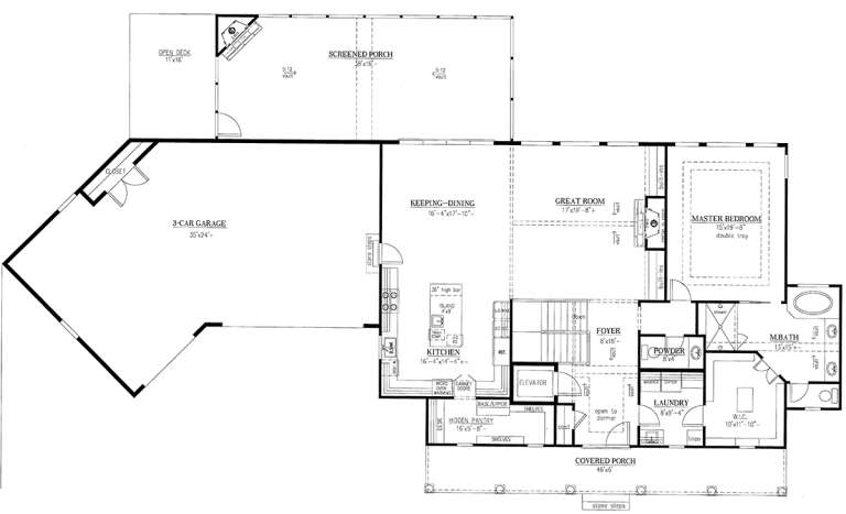 House Plan House Plan #20133 Drawing 1